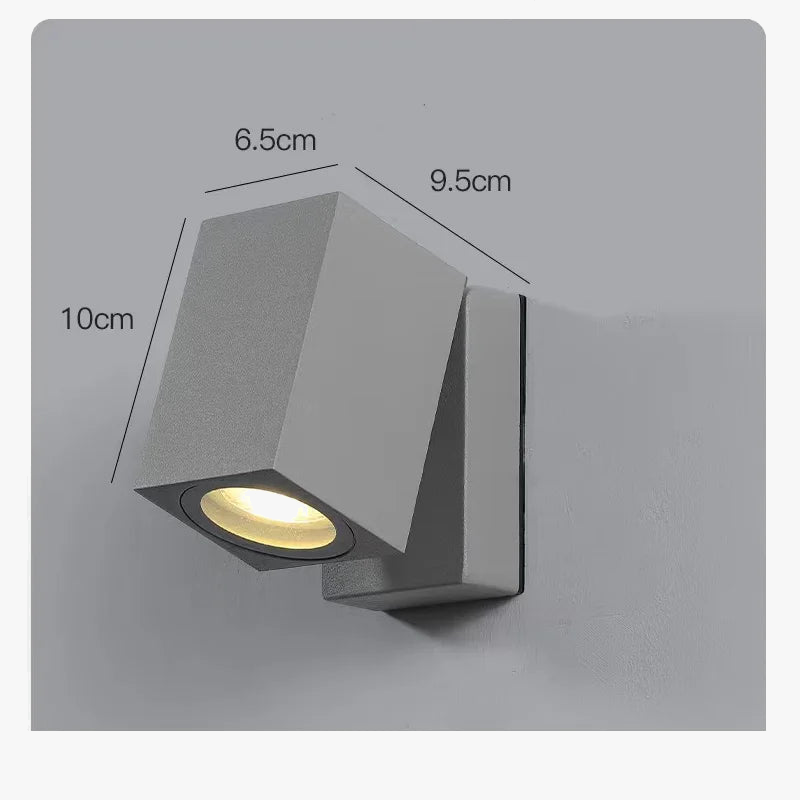 Applique murale — Extérieure LED étanche et lumineuse pour balcons et allées