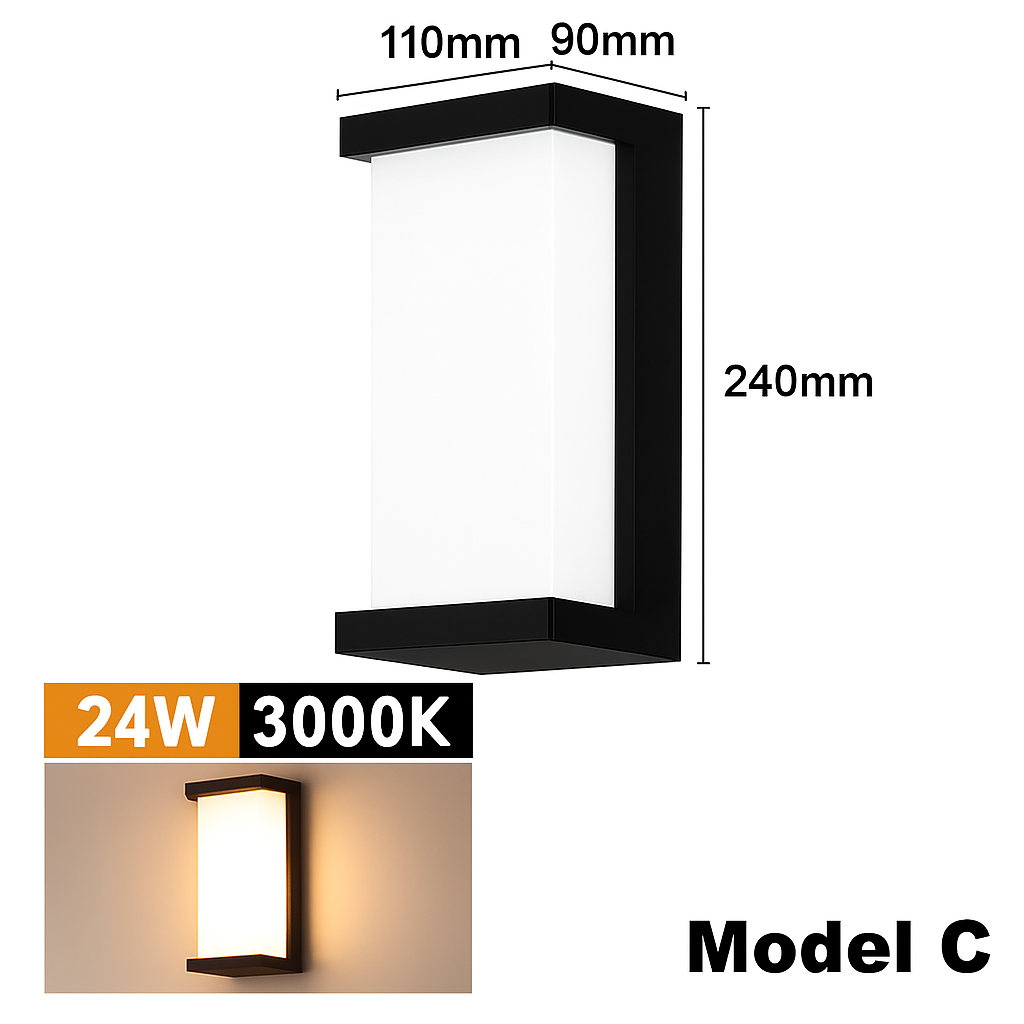 Applique murale — Extérieure LED étanche pour éclairage extérieur