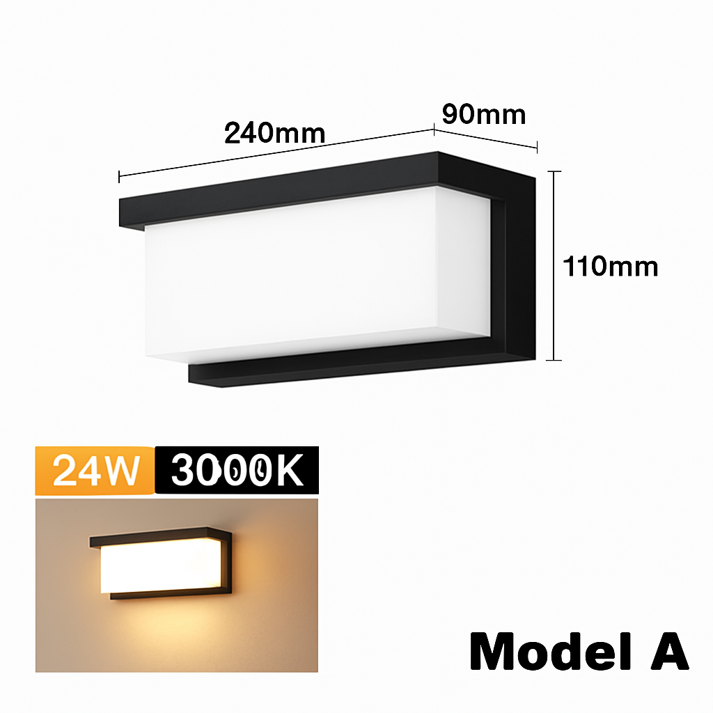 Applique murale — Extérieure LED étanche pour éclairage extérieur