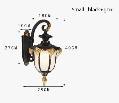 Applique murale — Extérieure rétro pour balcon et jardin