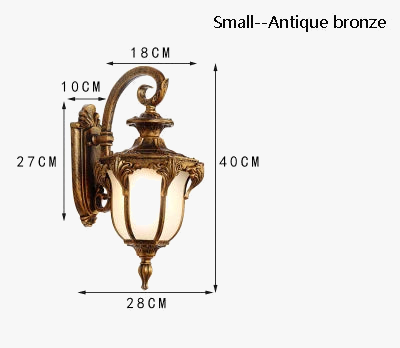 Applique murale — Extérieure rétro pour balcon et jardin