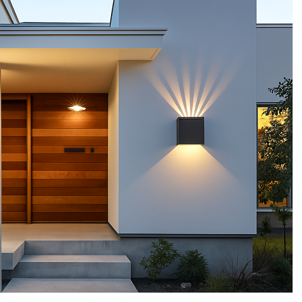 Applique murale — Extérieure étanche angle réglable pour jardin et terrasse