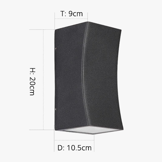 Applique murale — Extérieure étanche double tête éclairage créatif