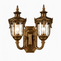 Applique murale — Extérieure étanche double tête style européen rétro