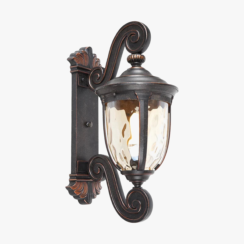 Applique murale — Extérieure étanche à lumière LED vintage en aluminium