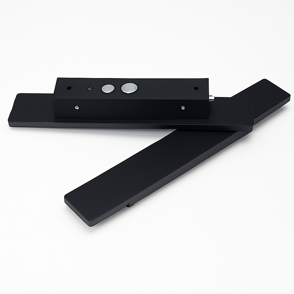 Applique murale — Extérieures imperméables bande aluminium appliques murales 18W LED noir applique chambre extérieur luminaires extérieurs