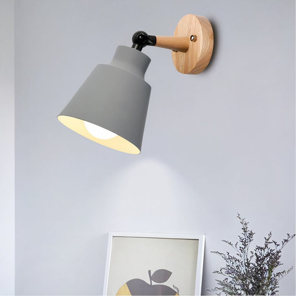 Applique murale — Filaire en bois style nordique