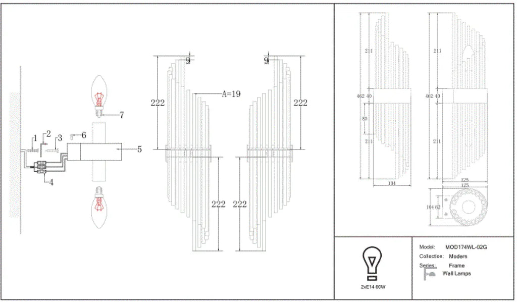 Applique murale Frame (cadre)