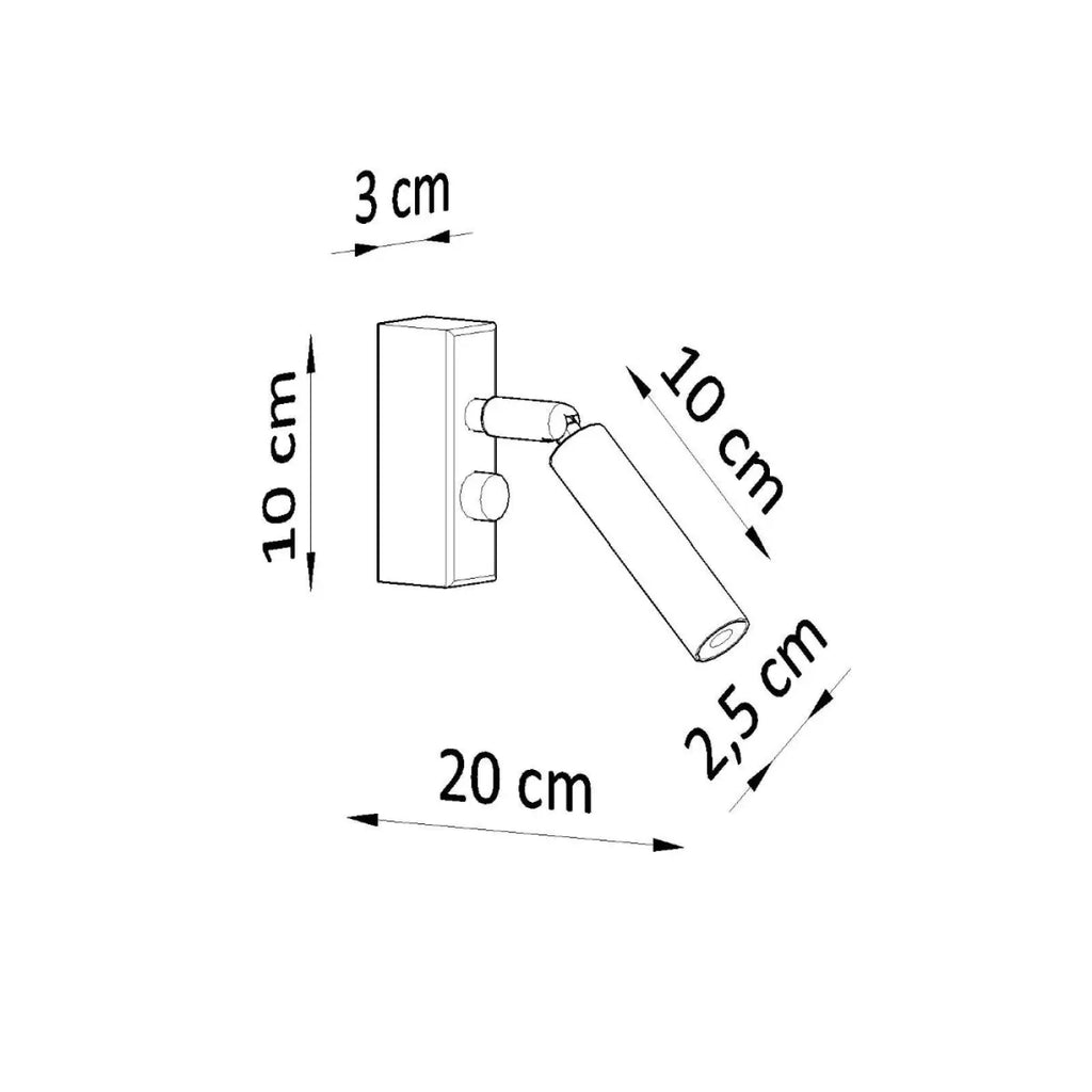 Applique murale Eyetech 1 (blanc)