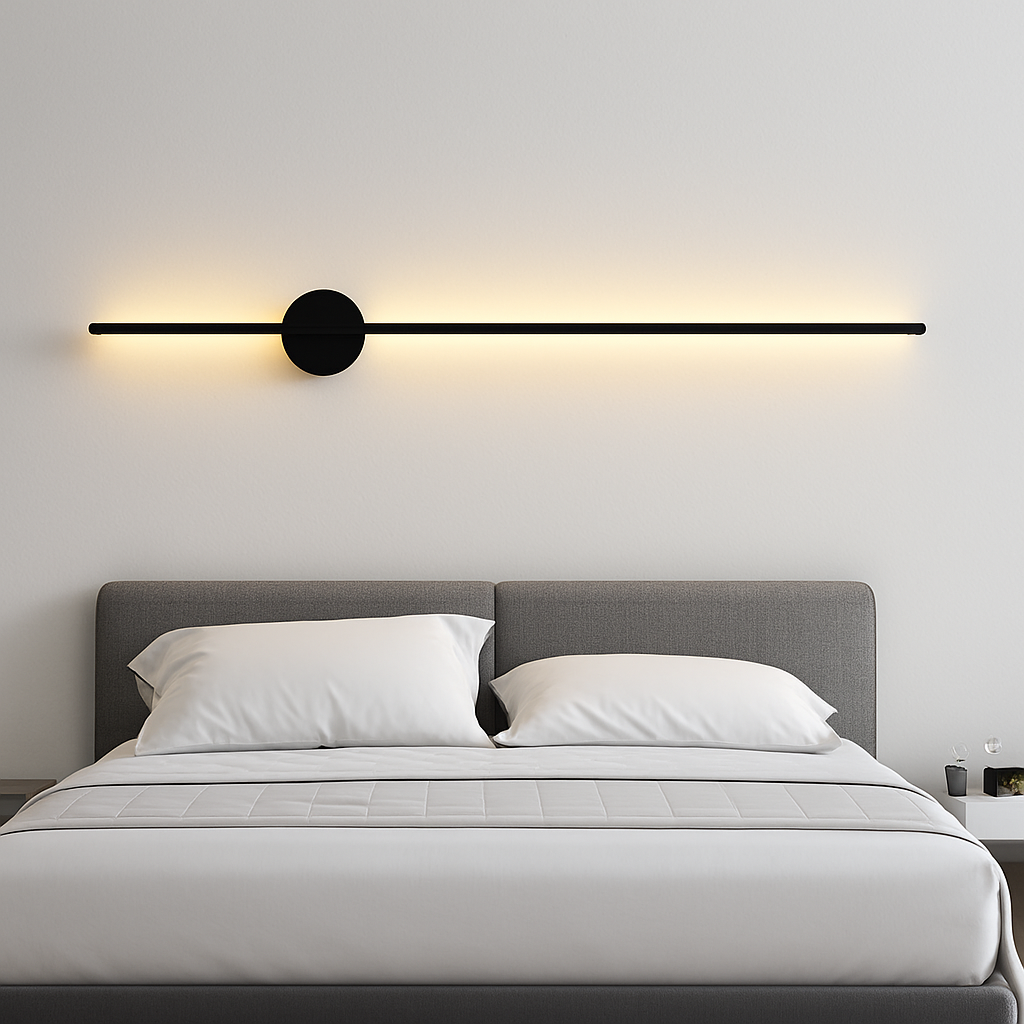 Applique murale — LED d'intérieur en or et noir