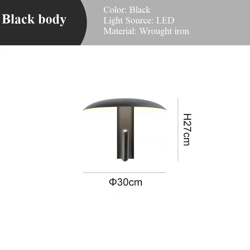 Applique murale led design champignon pour intérieur moderne Noé Galbe - Une Note Actuelle dans le Décor