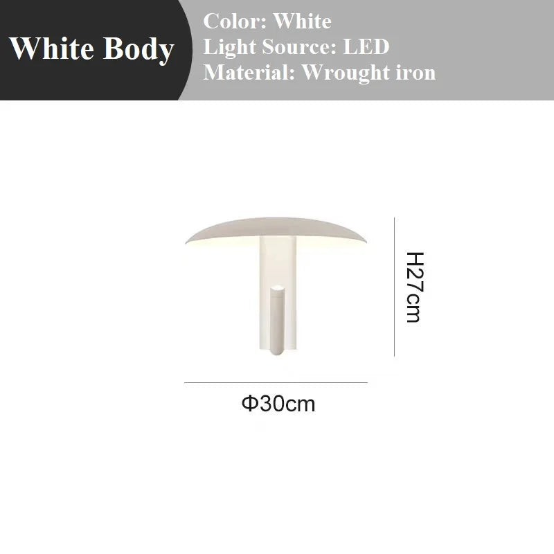 Applique murale led design champignon pour intérieur moderne Noé Galbe - Une Note Actuelle dans le Décor