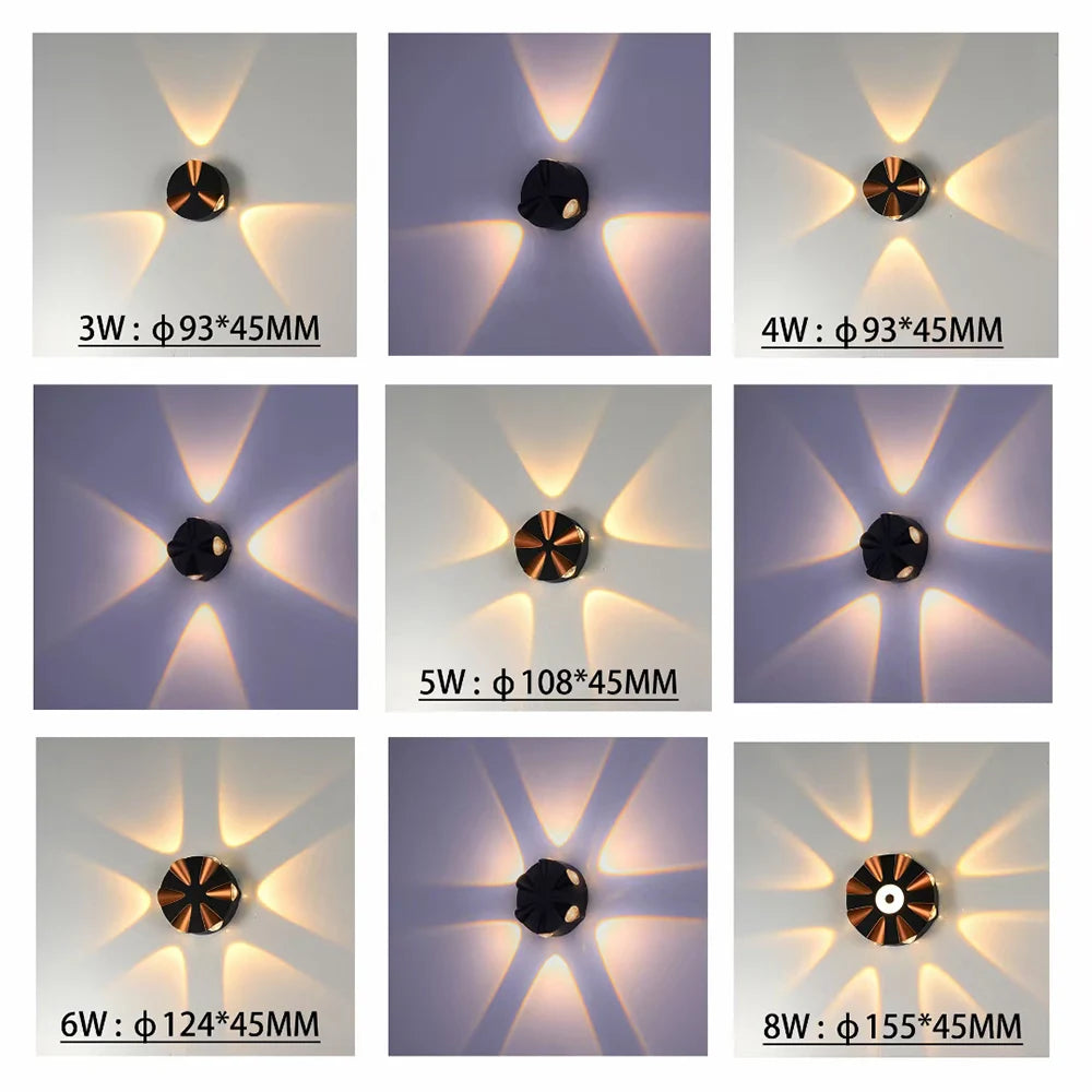 Applique murale — LED design décoratif pour intérieur ou extérieur