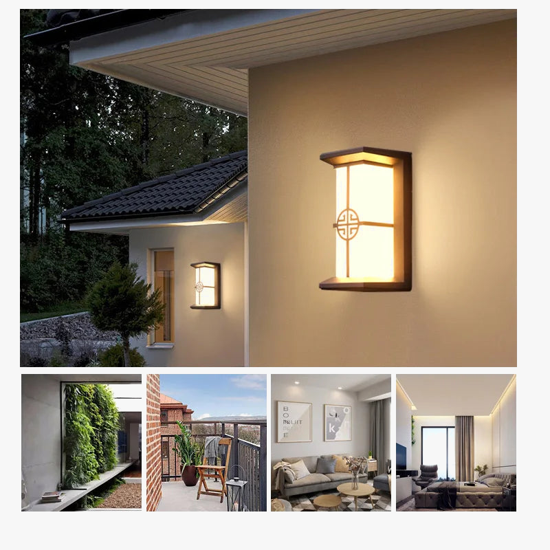 Applique murale — LED design européen pour jardin extérieur éclairage moderne