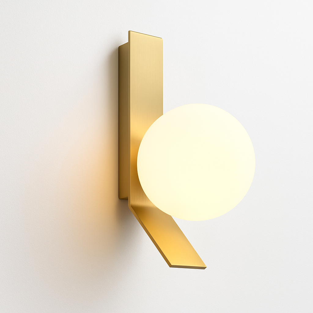 Applique murale à led design minimaliste en verre pour intérieur Bérénice Saison - Une Présence Sobre et Élégante