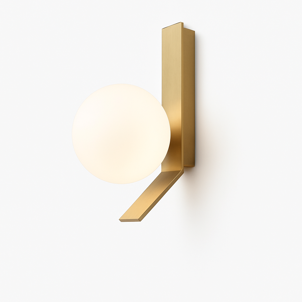 Applique murale à led design minimaliste en verre pour intérieur Bérénice Saison - Une Présence Sobre et Élégante