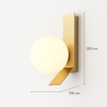 Applique murale à led design minimaliste en verre pour intérieur Bérénice Saison - Une Présence Sobre et Élégante