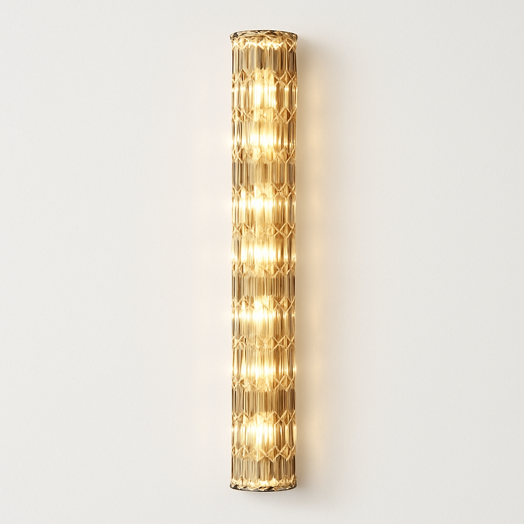 Applique murale led en cristal design nordique pour intérieur moderne Théa Rive - Reflets Étincelants & Décor Élégant