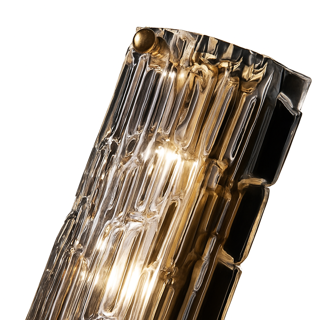 Applique murale led en cristal design nordique pour intérieur moderne Théa Rive - Reflets Étincelants & Décor Élégant