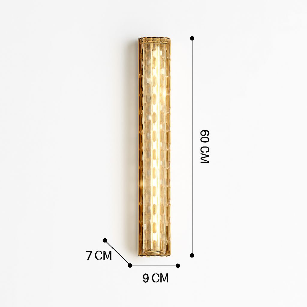 Applique murale led en cristal design nordique pour intérieur moderne Théa Rive - Reflets Étincelants & Décor Élégant