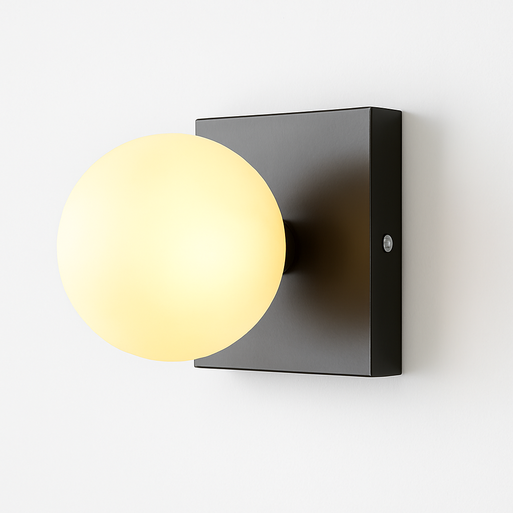 Applique murale led en verre design moderne pour intérieur Zéphyr Onde - Reflets Subtils & Décor Raffiné