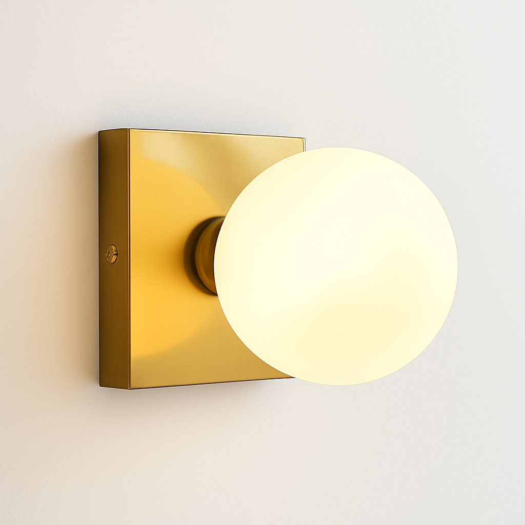 Applique murale led en verre design moderne pour intérieur Zéphyr Onde - Reflets Subtils & Décor Raffiné