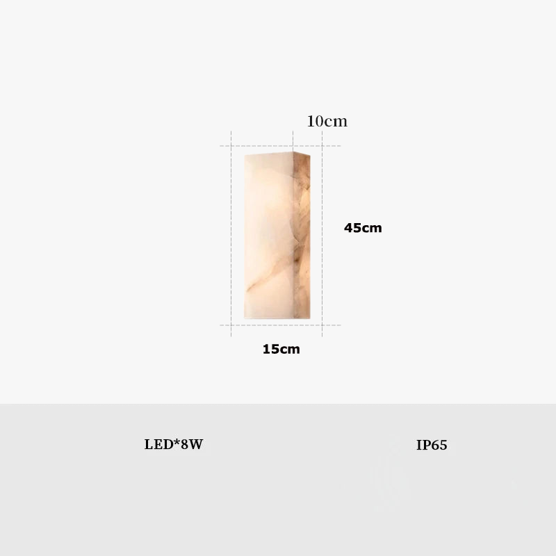 Applique murale — LED extérieur étanche tendance marbre naturel 2024