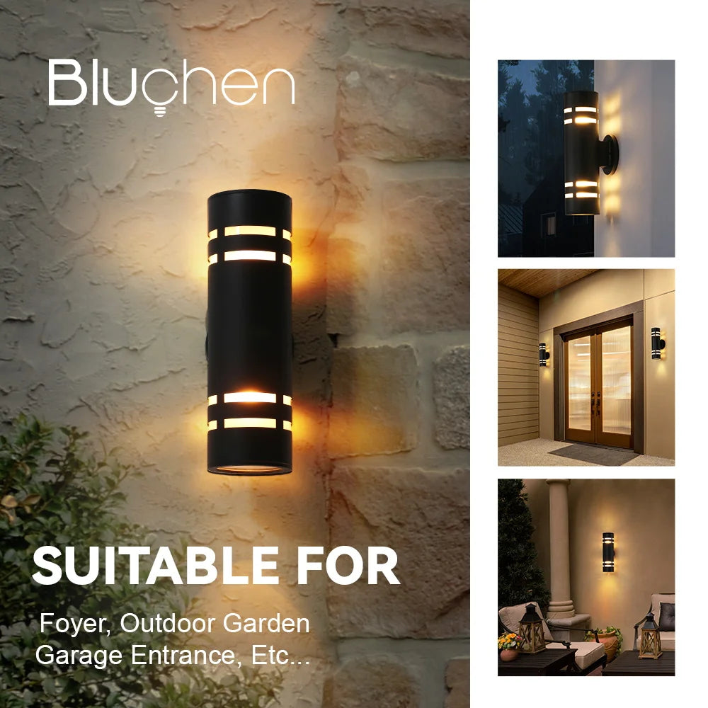 Applique murale — LED extérieure en acier inoxydable pour éclairage moderne