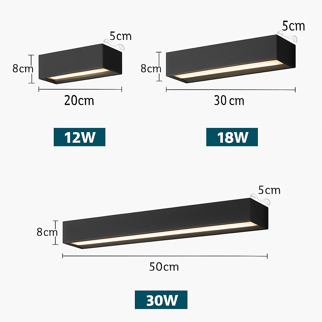 Applique murale — LED extérieure imperméable pour éclairage extérieur