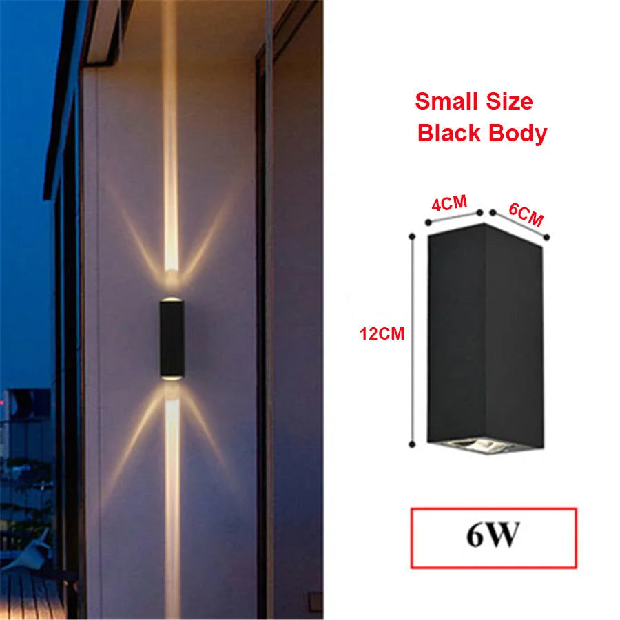 Applique murale — LED extérieure moderne étanche en aluminium