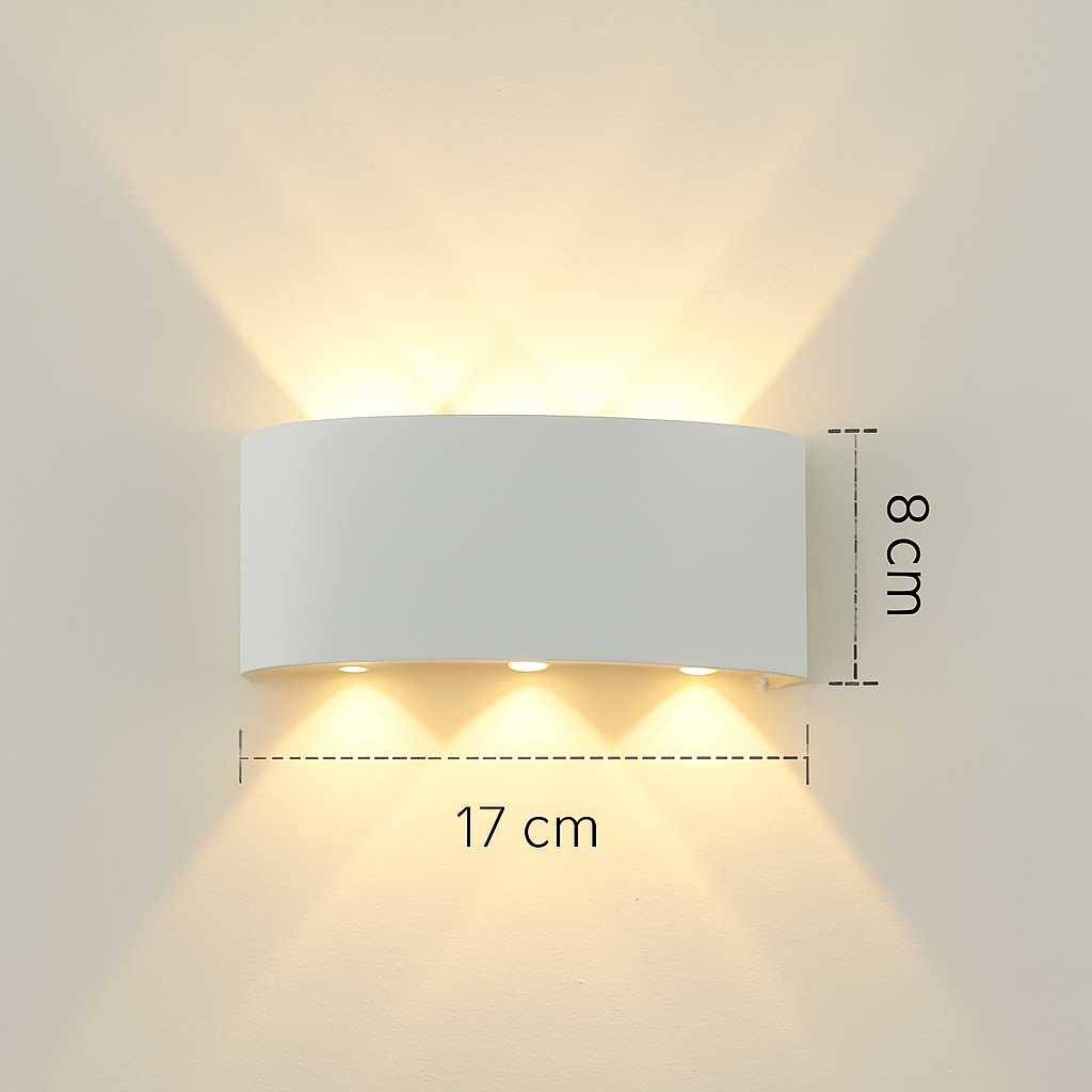 Applique murale — LED extérieure étanche en aluminium zbw0010