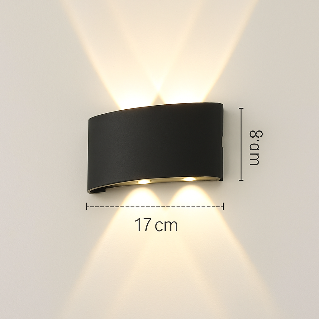 Applique murale — LED extérieure étanche en aluminium zbw0010