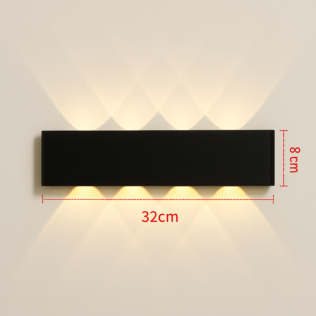 Applique murale — LED extérieure étanche en aluminium zbw0010
