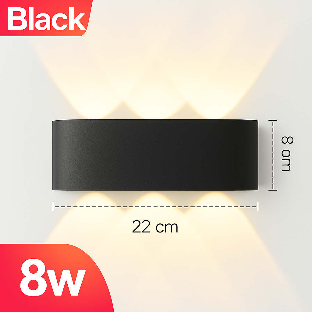 Applique murale — LED extérieure étanche en aluminium zbw0010