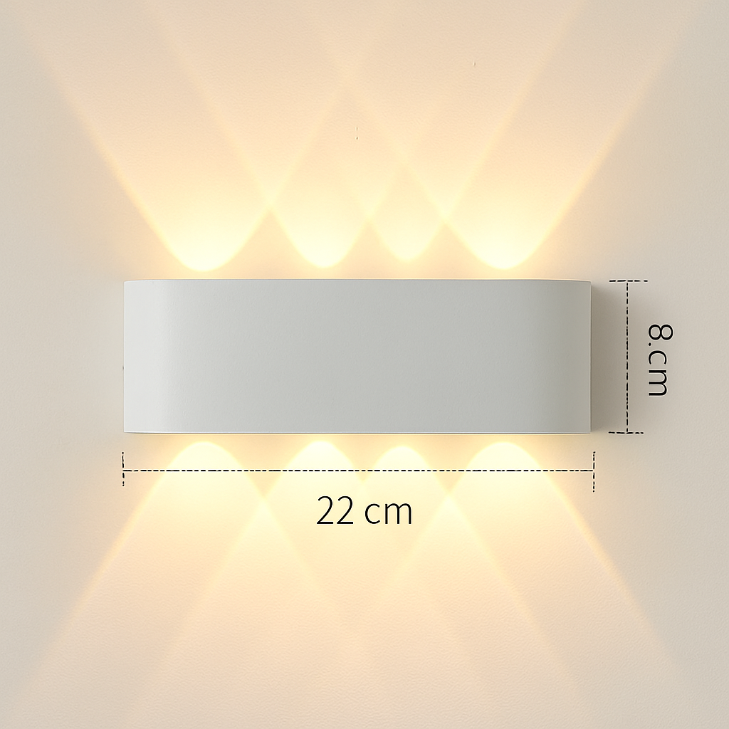 Applique murale — LED extérieure étanche en aluminium zbw0010
