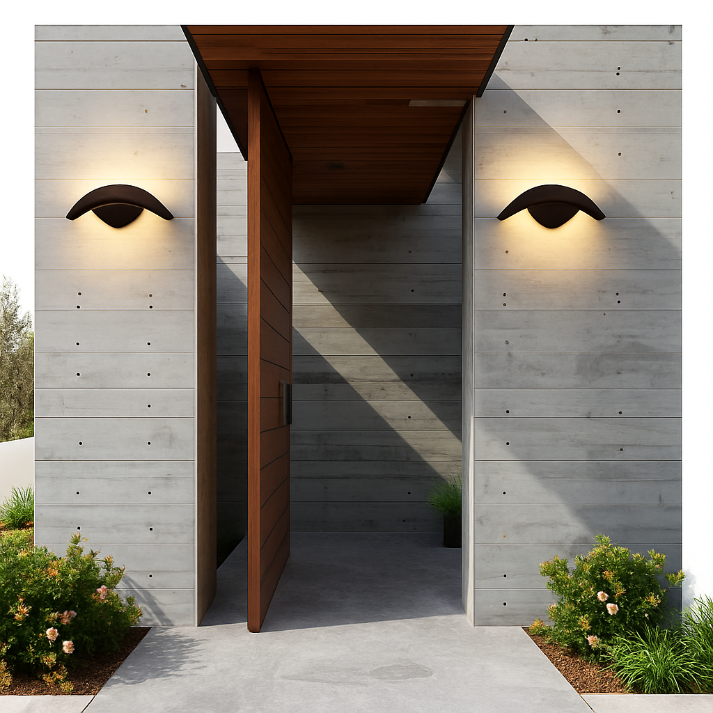 Applique murale — LED extérieure étanche en forme de lune créative