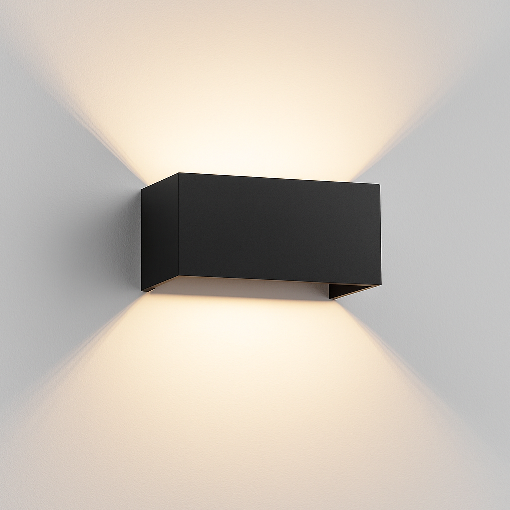 Applique murale — LED haut et bas étanche IP65