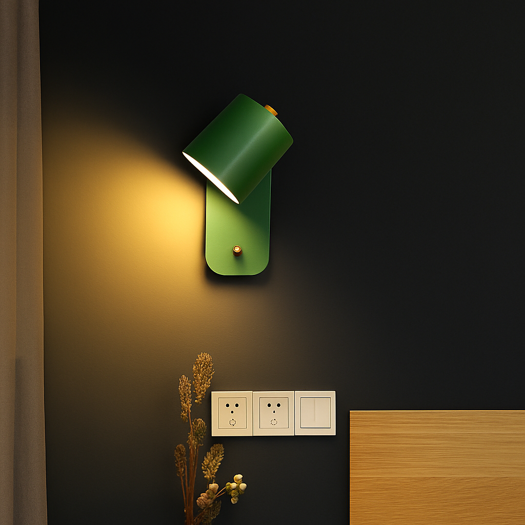 Applique murale — LED lampes lumières d'intérieur éclairage d'escalier nordique moderne chambre applique décor à la maison pour salon avec interrupteur applique murale