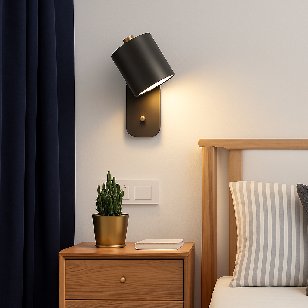 Applique murale — LED lampes lumières d'intérieur éclairage d'escalier nordique moderne chambre applique décor à la maison pour salon avec interrupteur applique murale