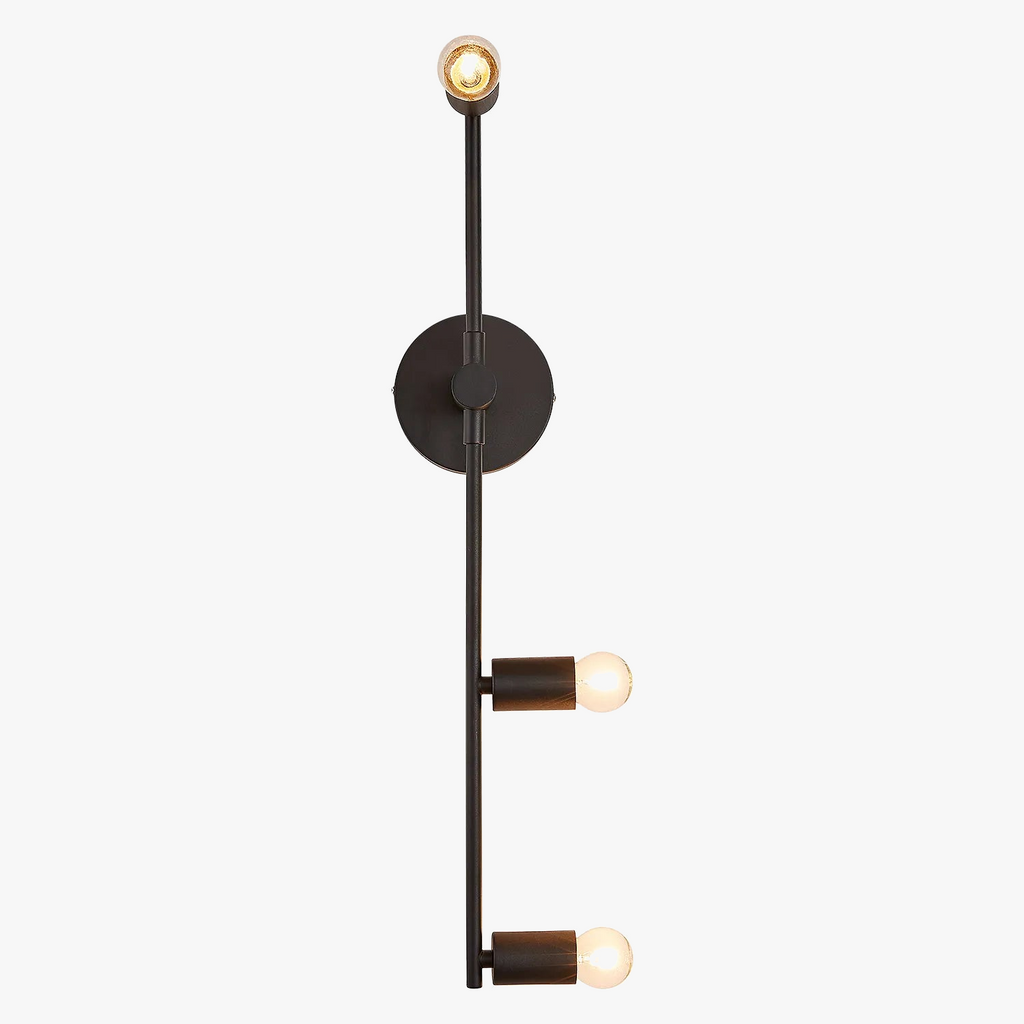 Applique murale led maison intérieur éclairage fond ampoule e27 Ysé Poème en Métal - Caractère & Élégance dans le Décor