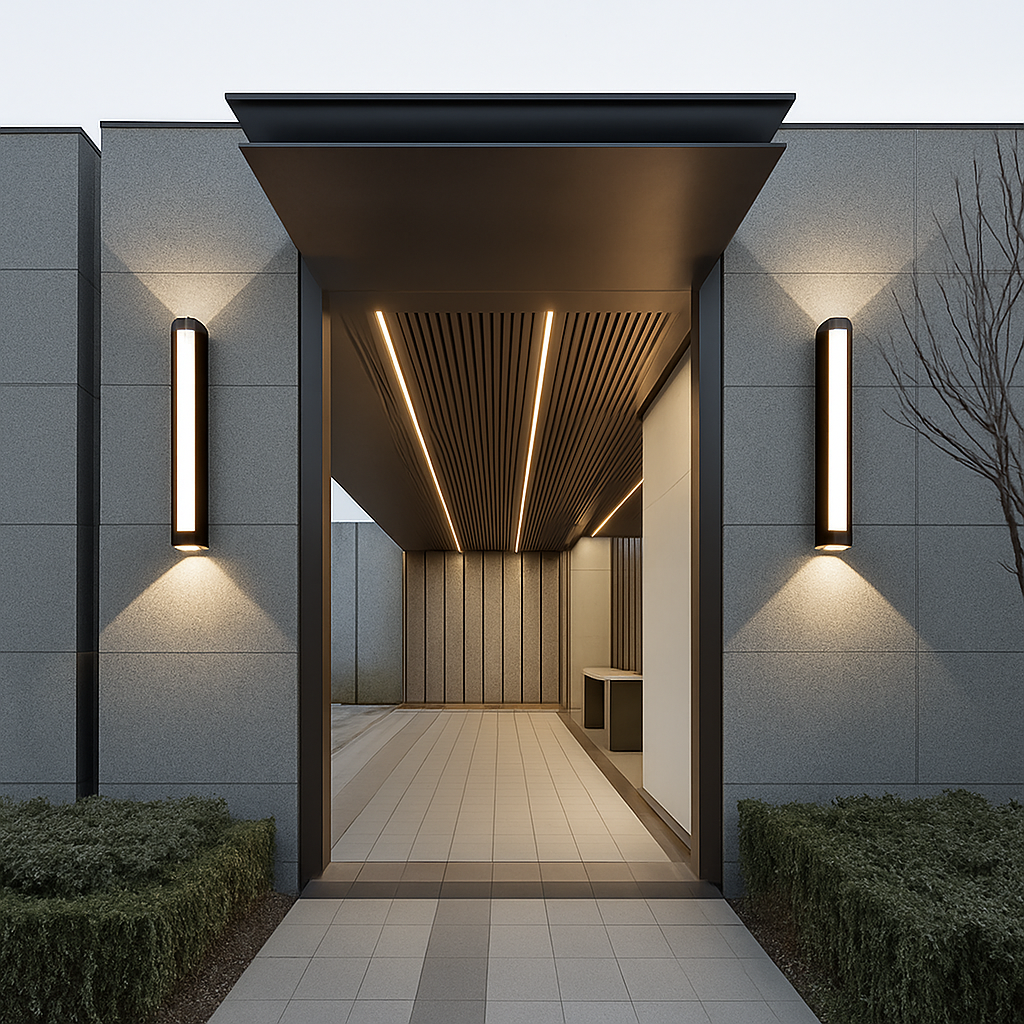 Applique murale — LED moderne étanche en aluminium pour extérieur