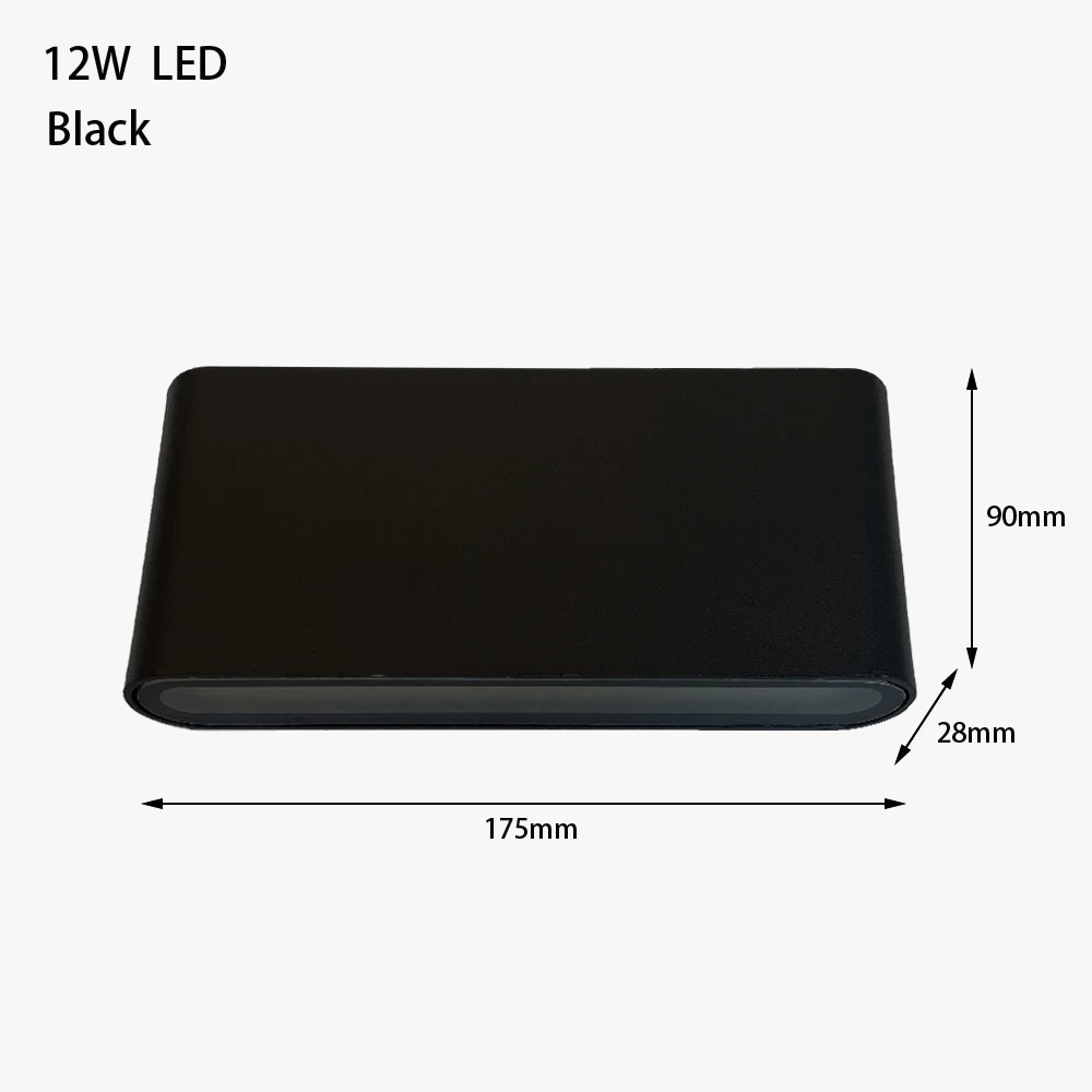 Applique murale — LED moderne étanche luminaire décoratif intérieur extérieur aluminium