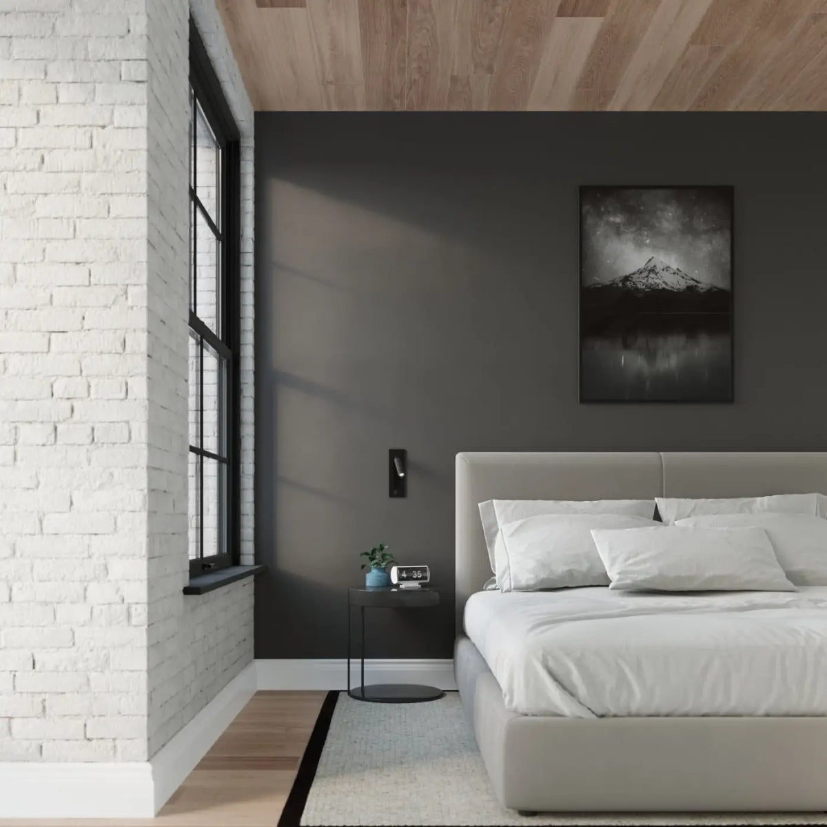 Applique murale Enif (noir)