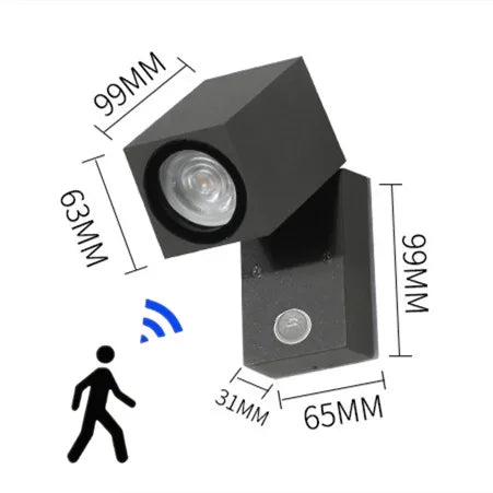 Applique murale — LED pliable étanche pour extérieur décoratif