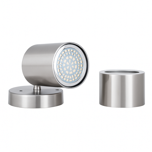 Applique murale — LED réglable en acier inoxydable pour extérieur et intérieur