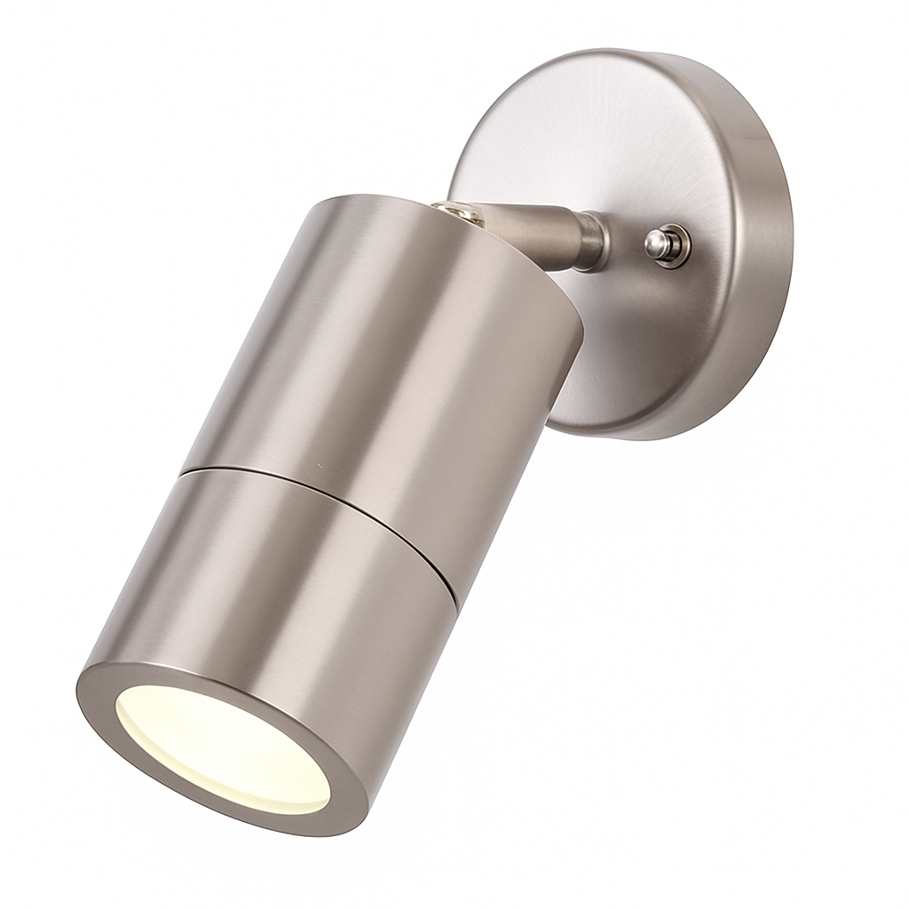 Applique murale — LED réglable en acier inoxydable pour extérieur et intérieur