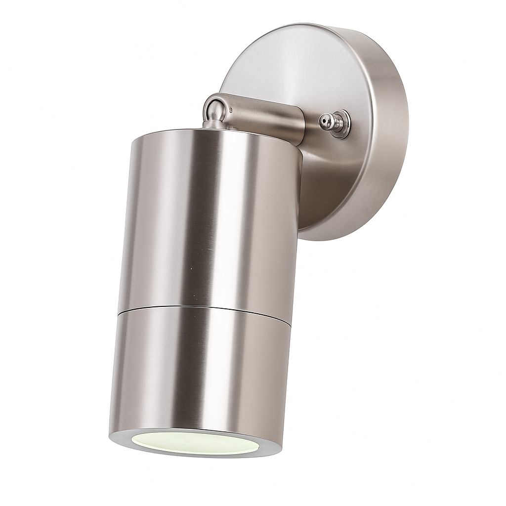 Applique murale — LED réglable en acier inoxydable pour extérieur et intérieur