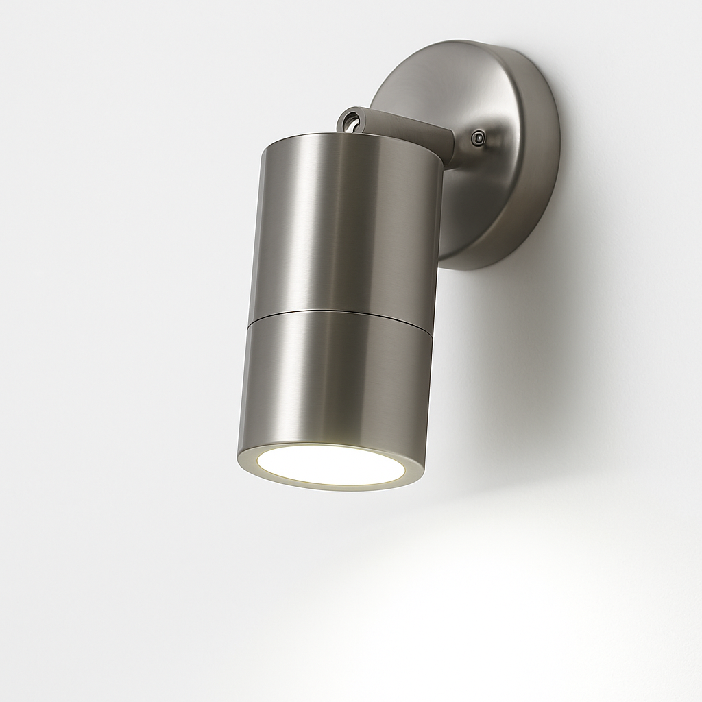 Applique murale — LED réglable en acier inoxydable pour extérieur et intérieur