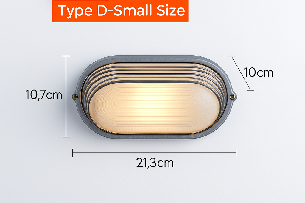 Applique murale — LED rétro extérieure E27 industrielle Vintage IP65 étanche en verre