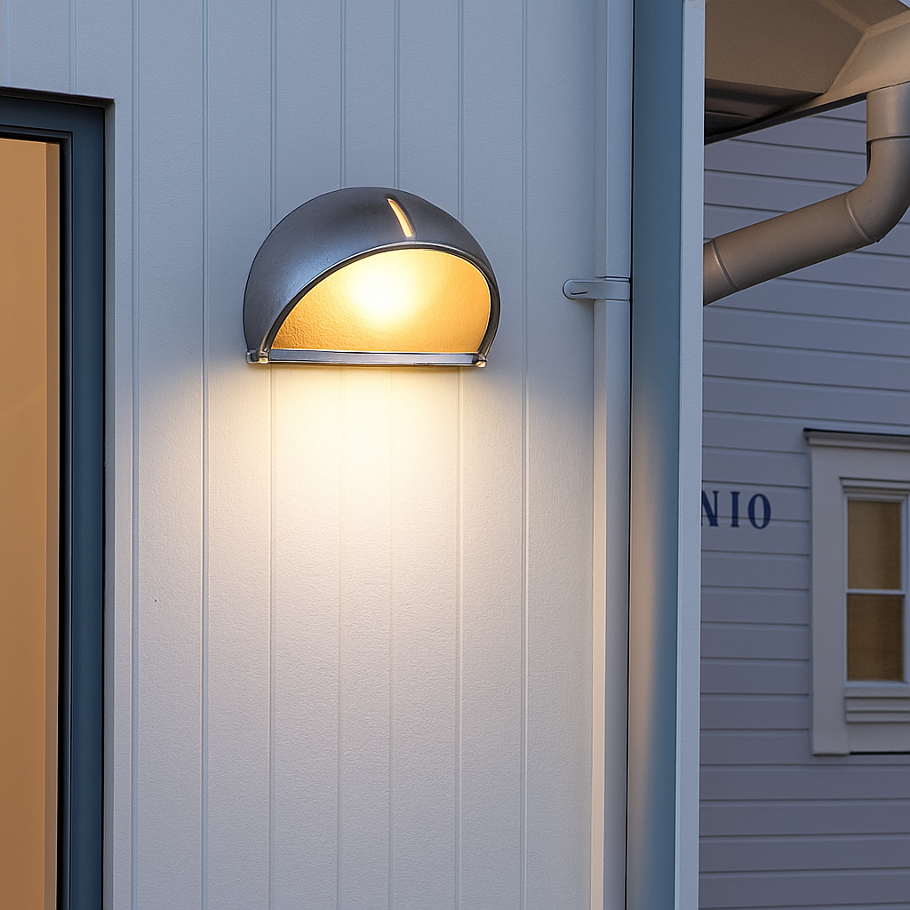 Applique murale — LED rétro extérieure E27 industrielle Vintage IP65 étanche en verre